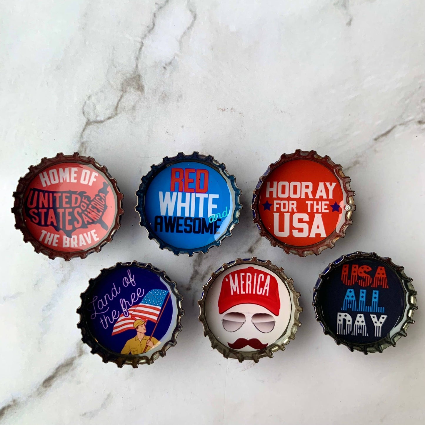 'Merica Americana Magnets - Handmade & Eco-friendly