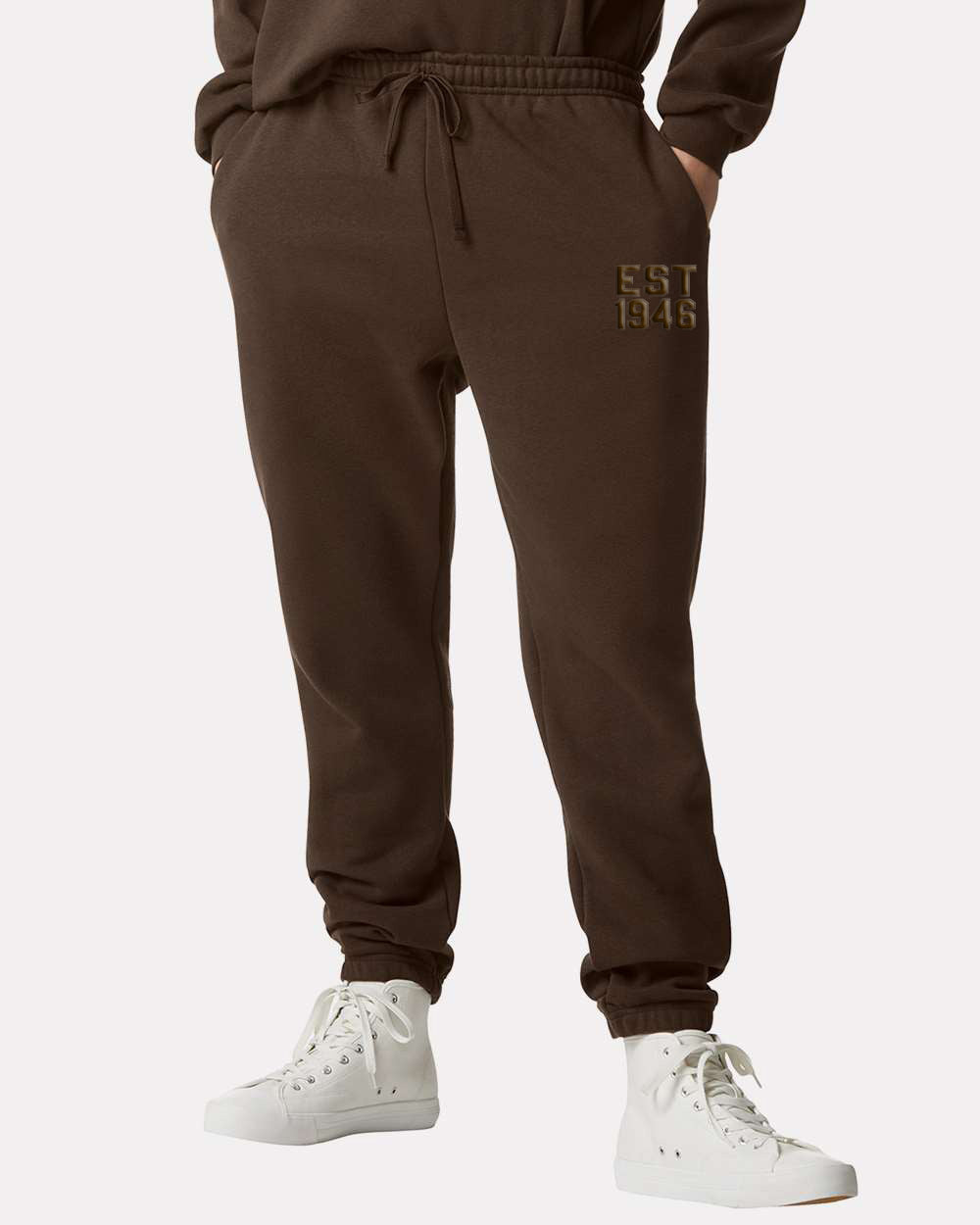 Brown Est 1946 Puff Unisex Joggers