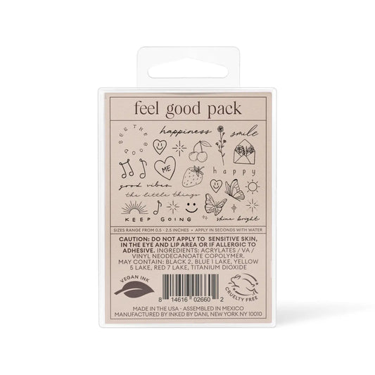 Feel Good Temporary Tattoo Pack