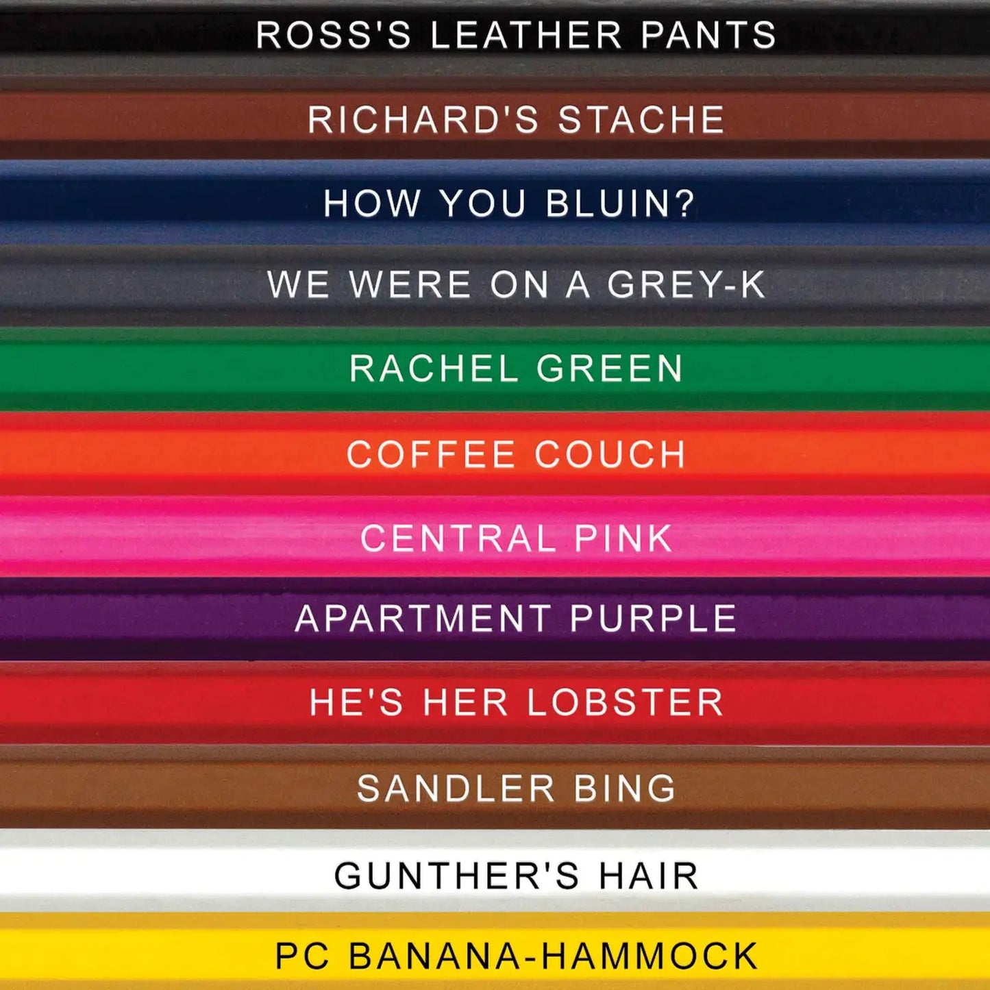 Friends Colored Pencil Set