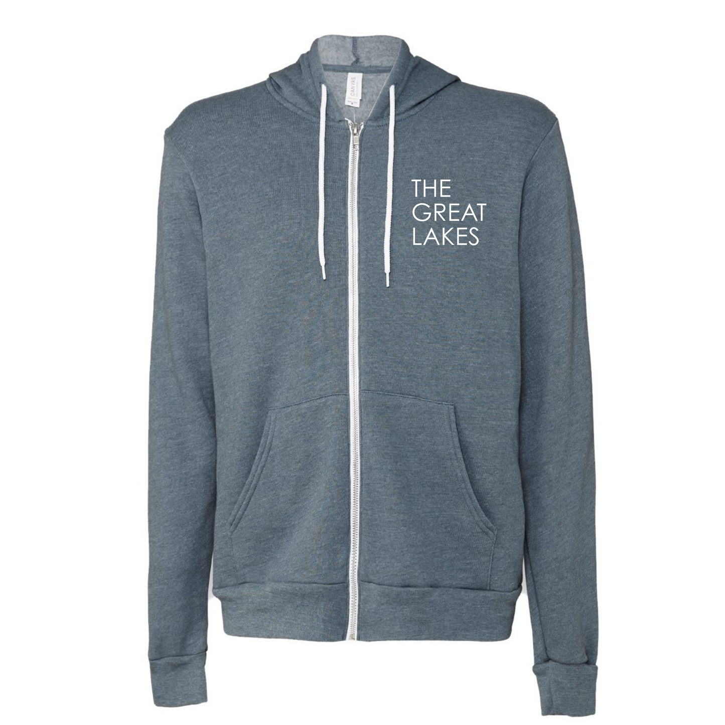 The Great Lakes Compass Full Zip Up Hooded Jacket