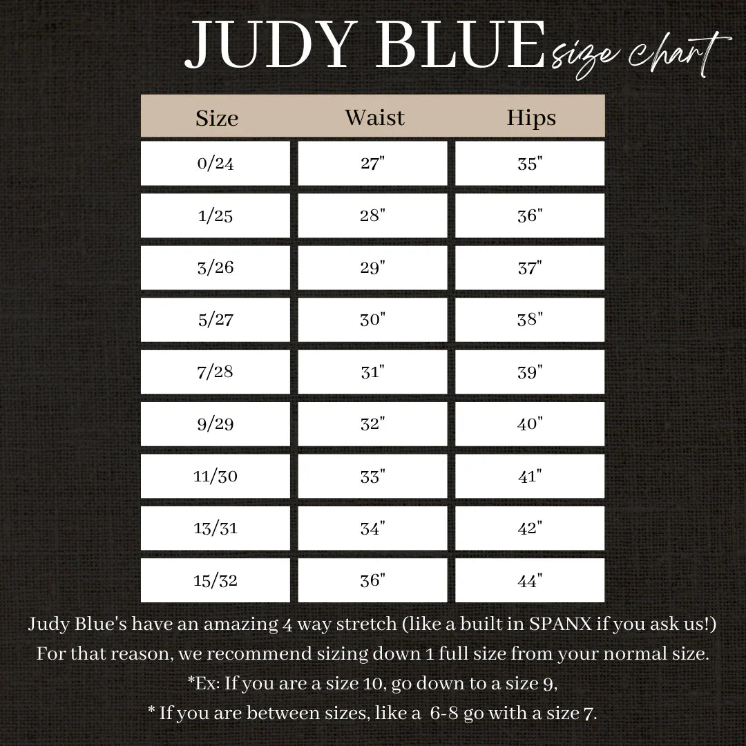 Judy Blue - Mid Rise Vintage Wash Tummy Control Flare
