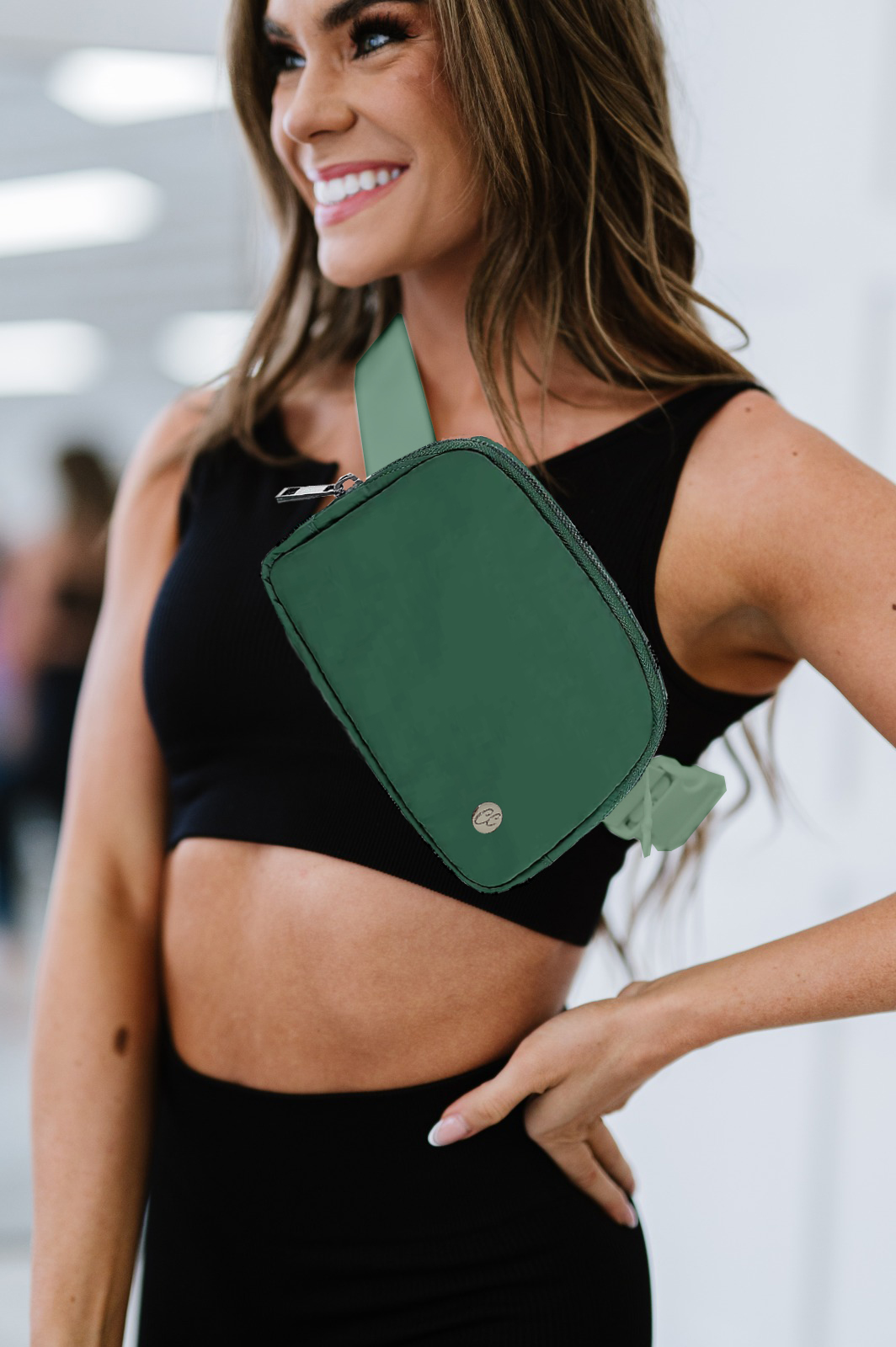 Emerald Shoulder Sling Belt Bag