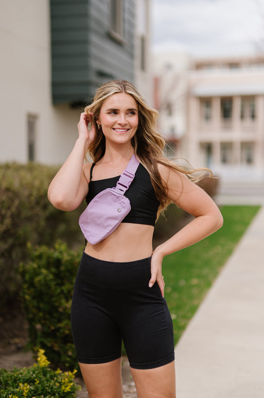 Blush Shoulder Sling Belt Bag