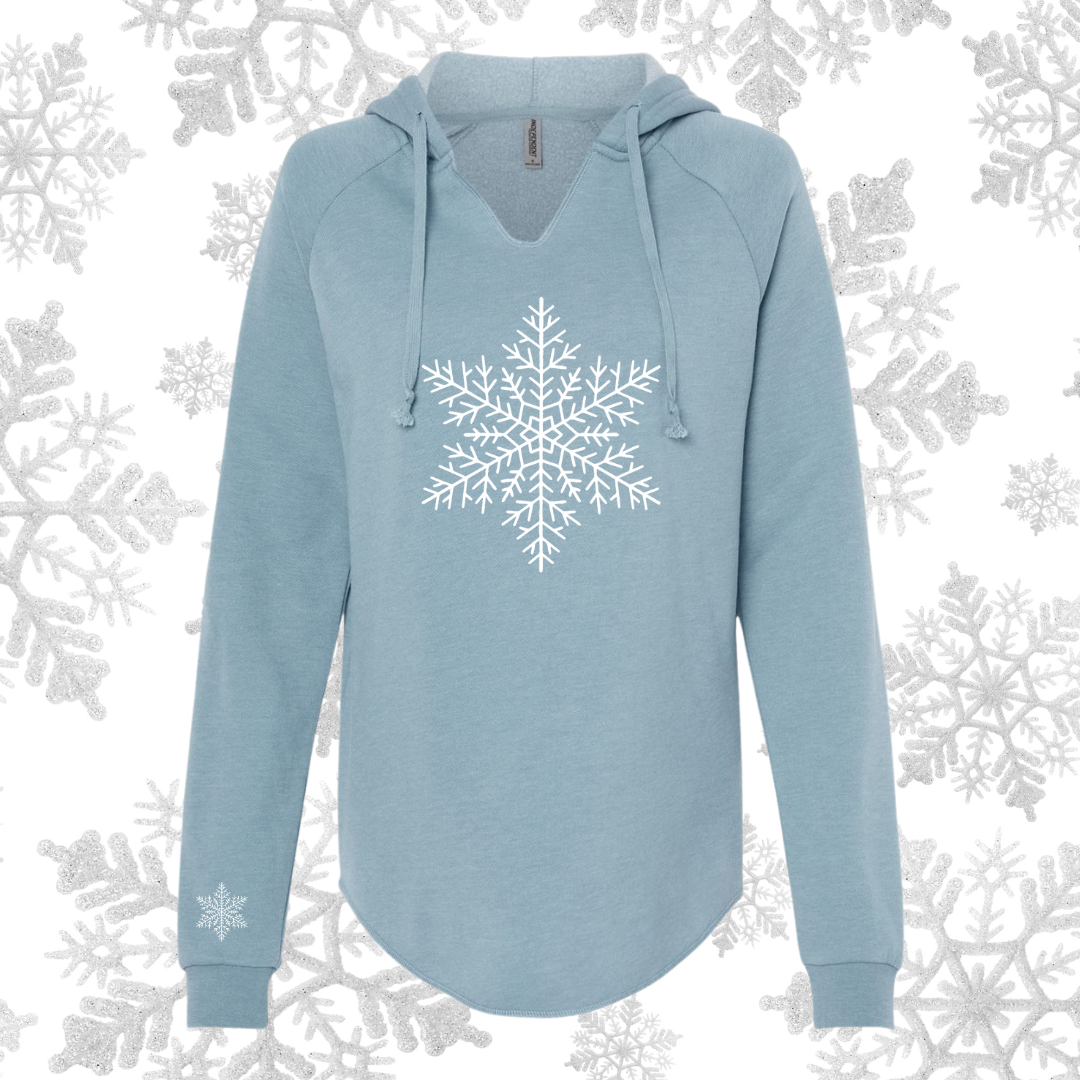 Snowflake - Ladies Wave Wash Sweatshirt