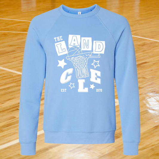 The Land Cleveland Basketball Crewneck