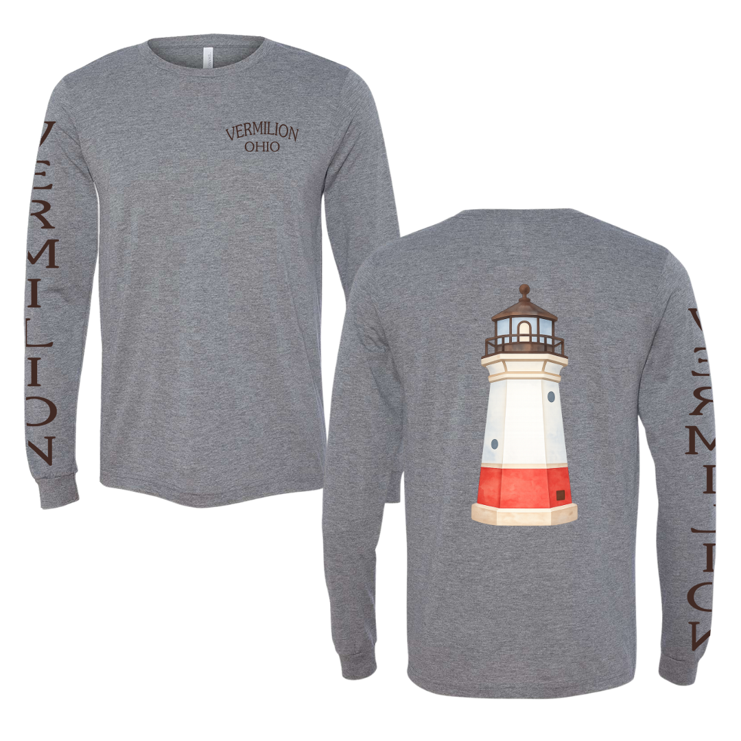 Vermilion Lighthouse Long Sleeve Triblend