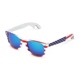 USA Flag Bottle Opener Sunglasses