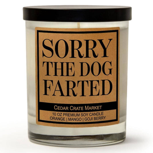 Sorry The Dog Farted | Orange Zest | 100% Soy Candle