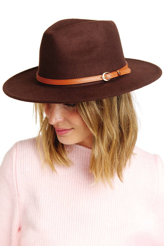 Brown - Fedora Hat