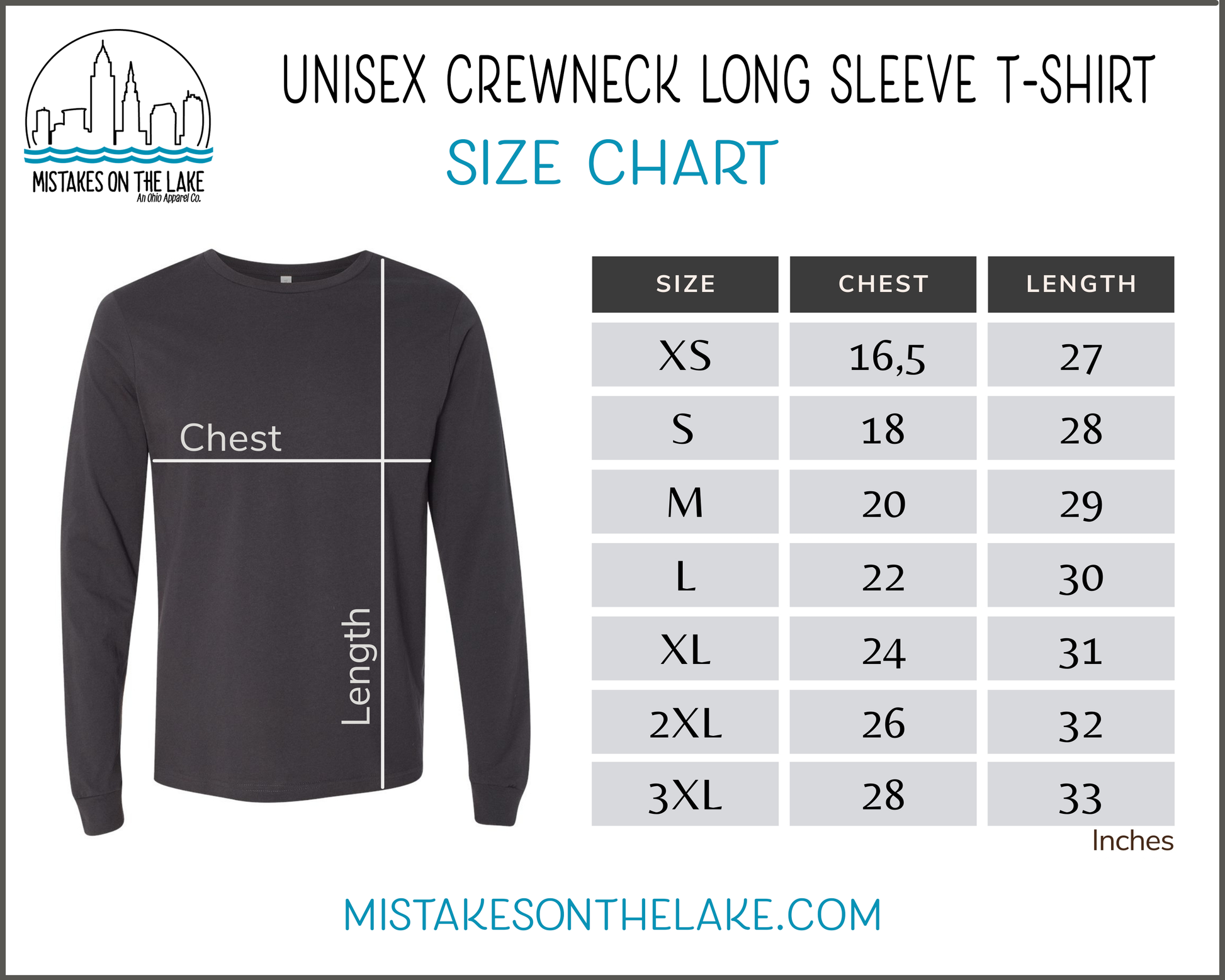 Adult - Basic Falcon - Unisex Long Sleeve Tee - Mistakes on the Lake