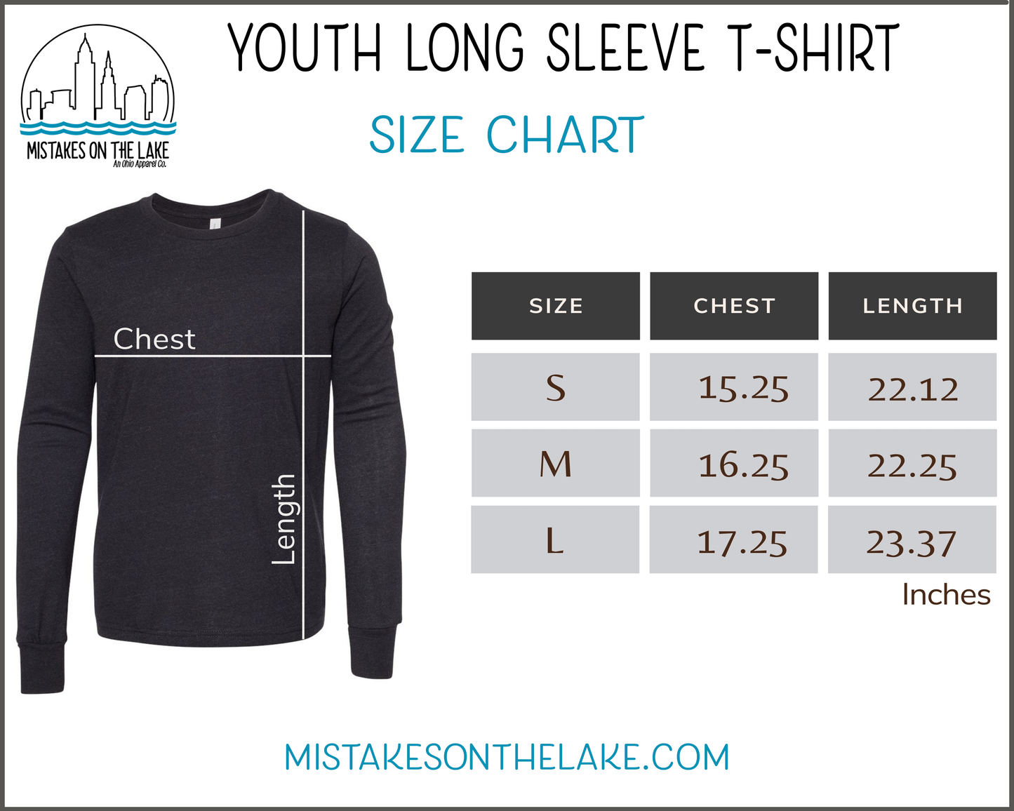Youth - Firelands Falcons - Long Sleeve Tee - Mistakes on the Lake