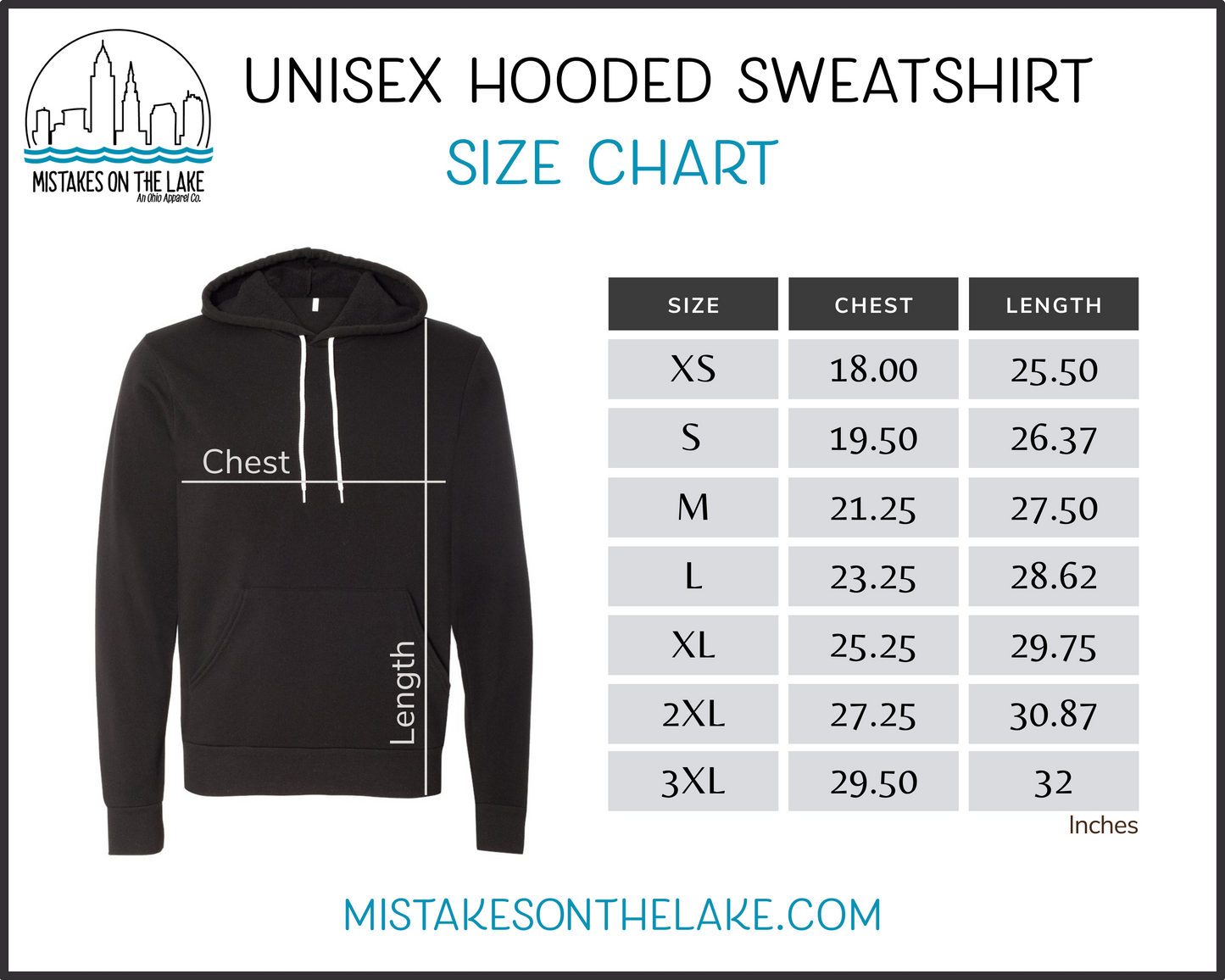 Adult - Firelands Falcons - Unisex Hoodie - Mistakes on the Lake