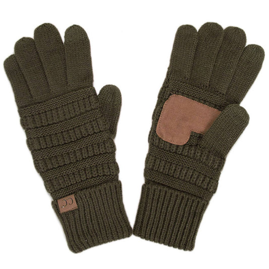C.C Knitted Touch Screen Gloves