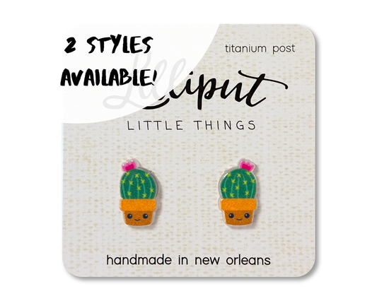 Cactus Earrings