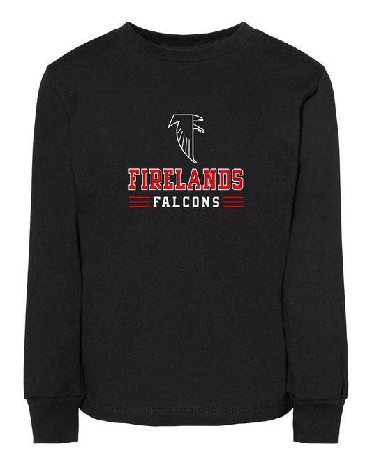 Youth - Firelands Falcons - Long Sleeve Tee - Mistakes on the Lake