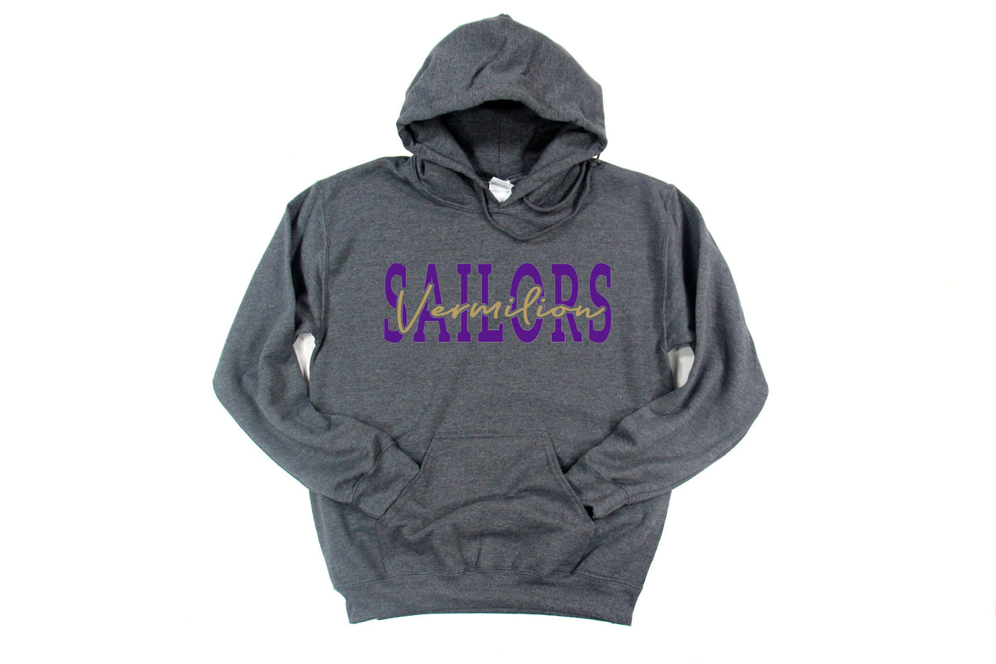 VERMILION SAILORS SCRIPT HOODIE - Mistakes on the Lake