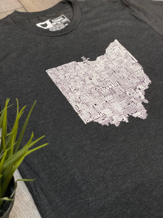 Ohio cities unisex tee - Mistakes on the Lake