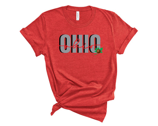 BUCKEYE SCRIPT OHIO UNISEX TEE