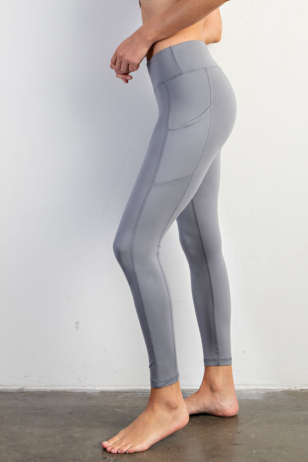 Rhino Grey - Butter Soft Leggings