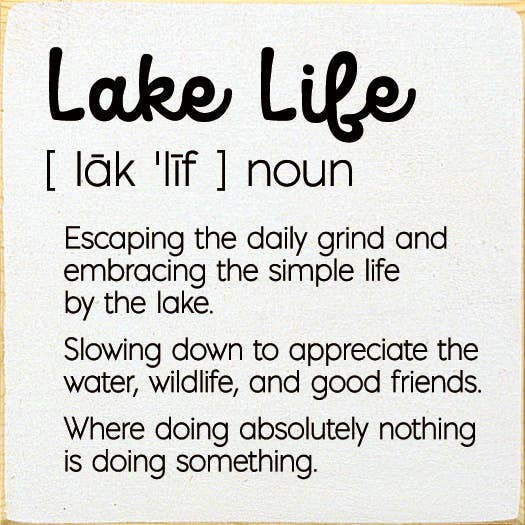 Lake Life - Escaping the daily grind and embracing the…