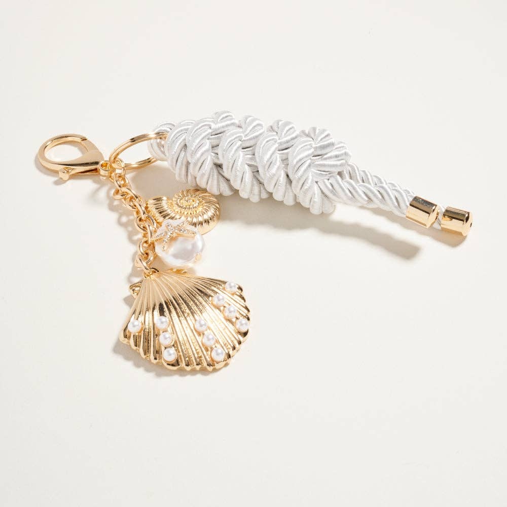 Shell Keychain Bag Charm