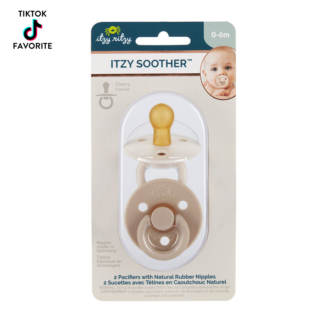 Itzy Soother™ Natural Rubber Pacifier Set