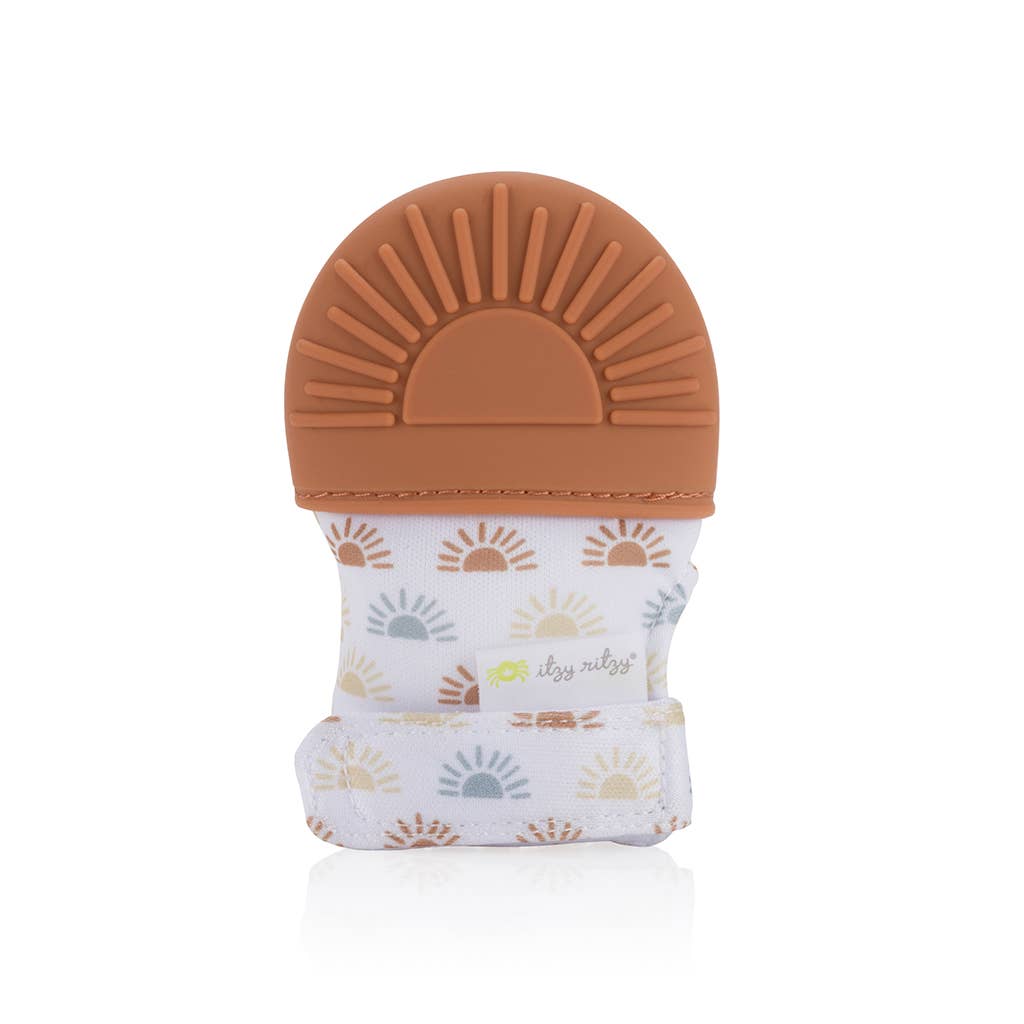 Itzy Mitt™ Teething Mitts: Highland Cow