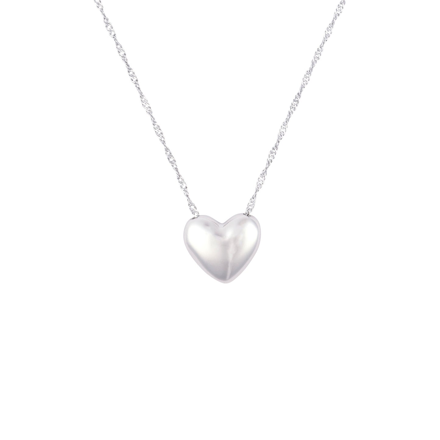 Puffy Heart Necklace