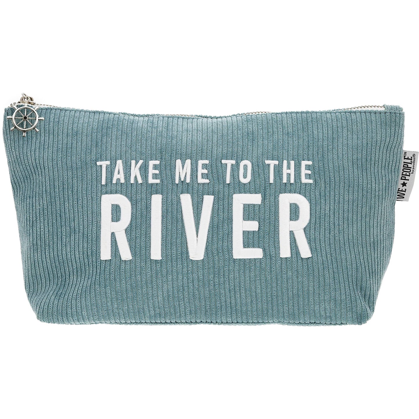 Take me to The River - Corduroy Zippered Pouch