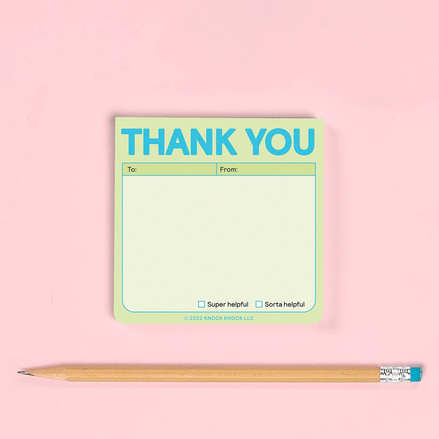Thank You Sticky Note (Pastel Version)