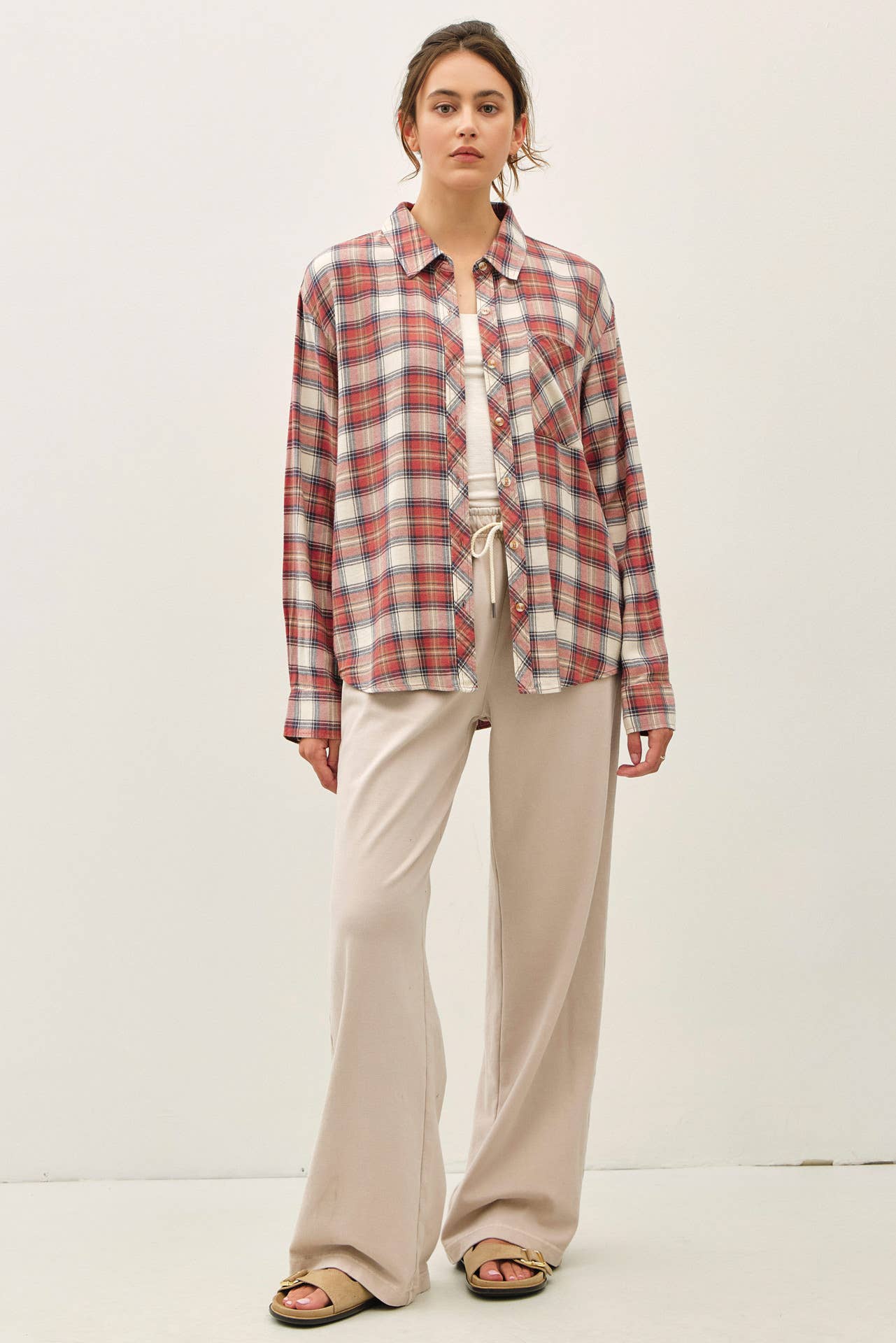 ROSEWOOD PLAID FLANNEL SHIRT