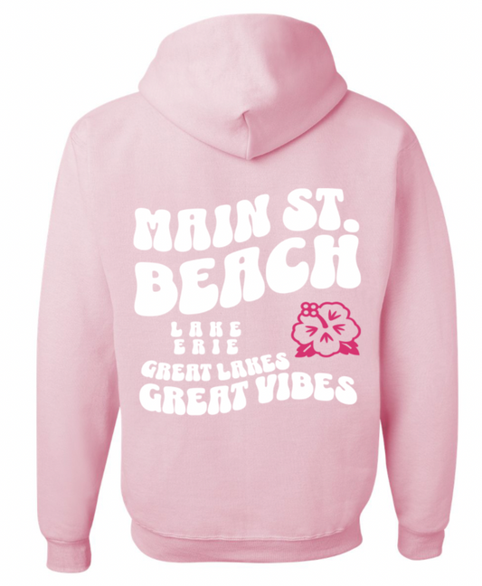 Great Lakes Great Vibes Pink Hoodie