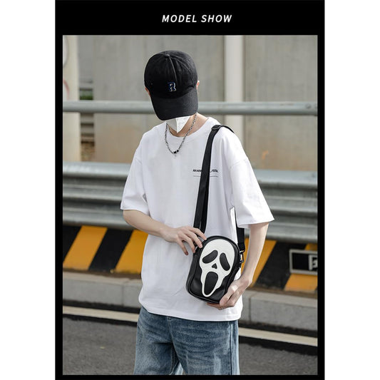 Halloween Scream Ghost Crossbody Purse