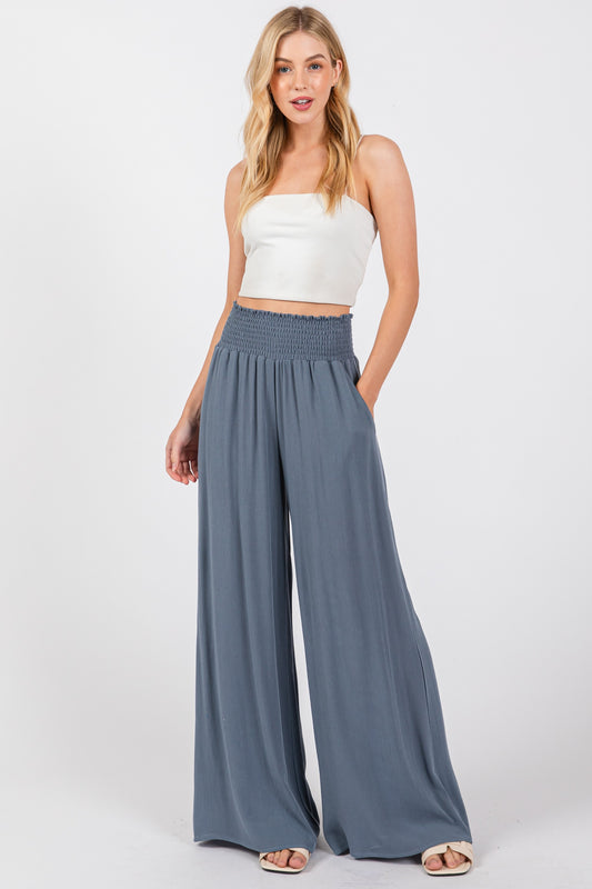 Slate Smock Waist Pants