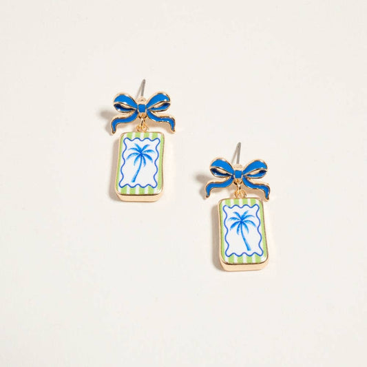 Palm Tree - Coastal Beach Earrings