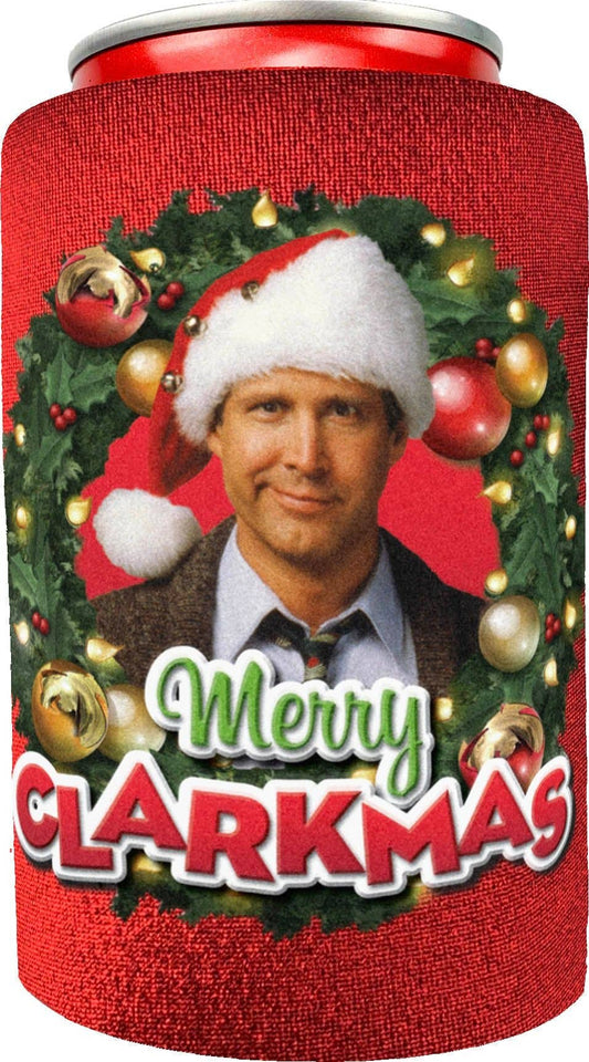 Merry Clarkmas Can Cooler