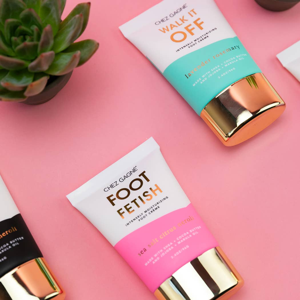 Foot Fetish -Foot Crème - Sea Salt Citrus + Neroli - 3.4oz