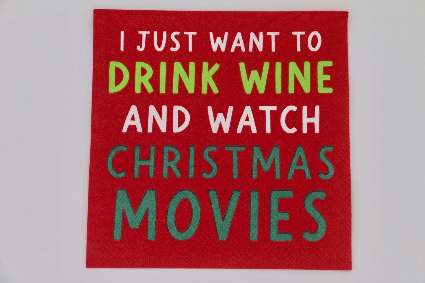 Watch Christmas Movies Cocktail Napkins - 20ct