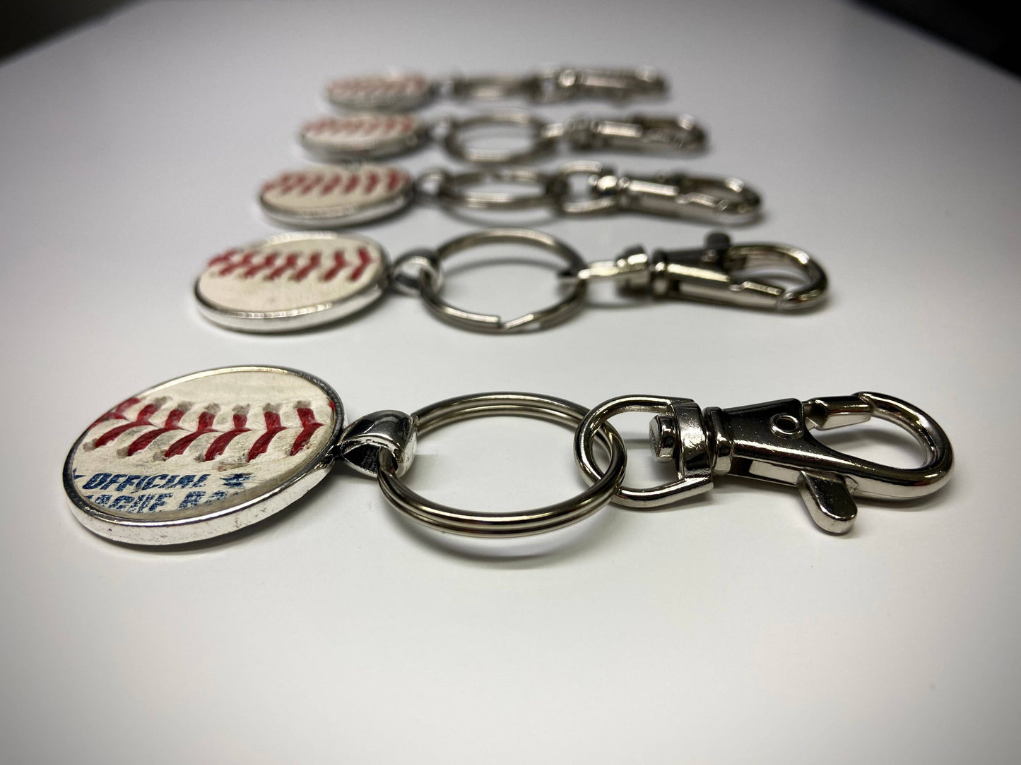 Baseball Seam Keychain