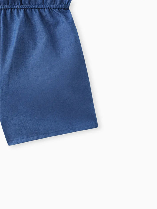 Toddler Girl Denim Jumpsuit