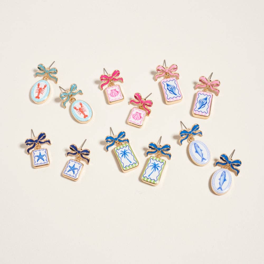 Conch - Coastal Beach Earrings