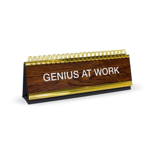 Daily Desk Plaque - Flip Chart
