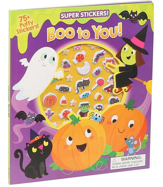 Halloween Super Puffy Stickers Book