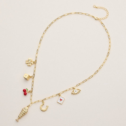 Cute and Lucky Charm Necklace
