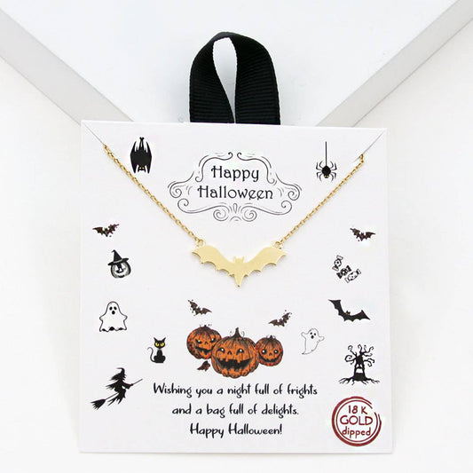 Halloween Bat Necklace
