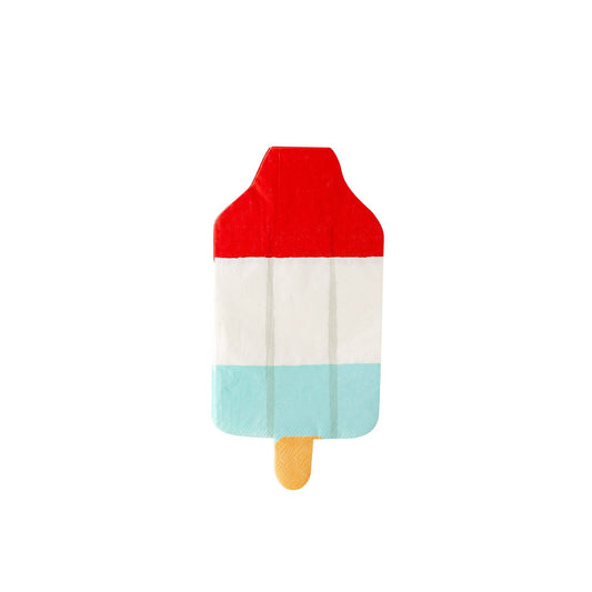 Rocket Pop Shaped Paper Napkins