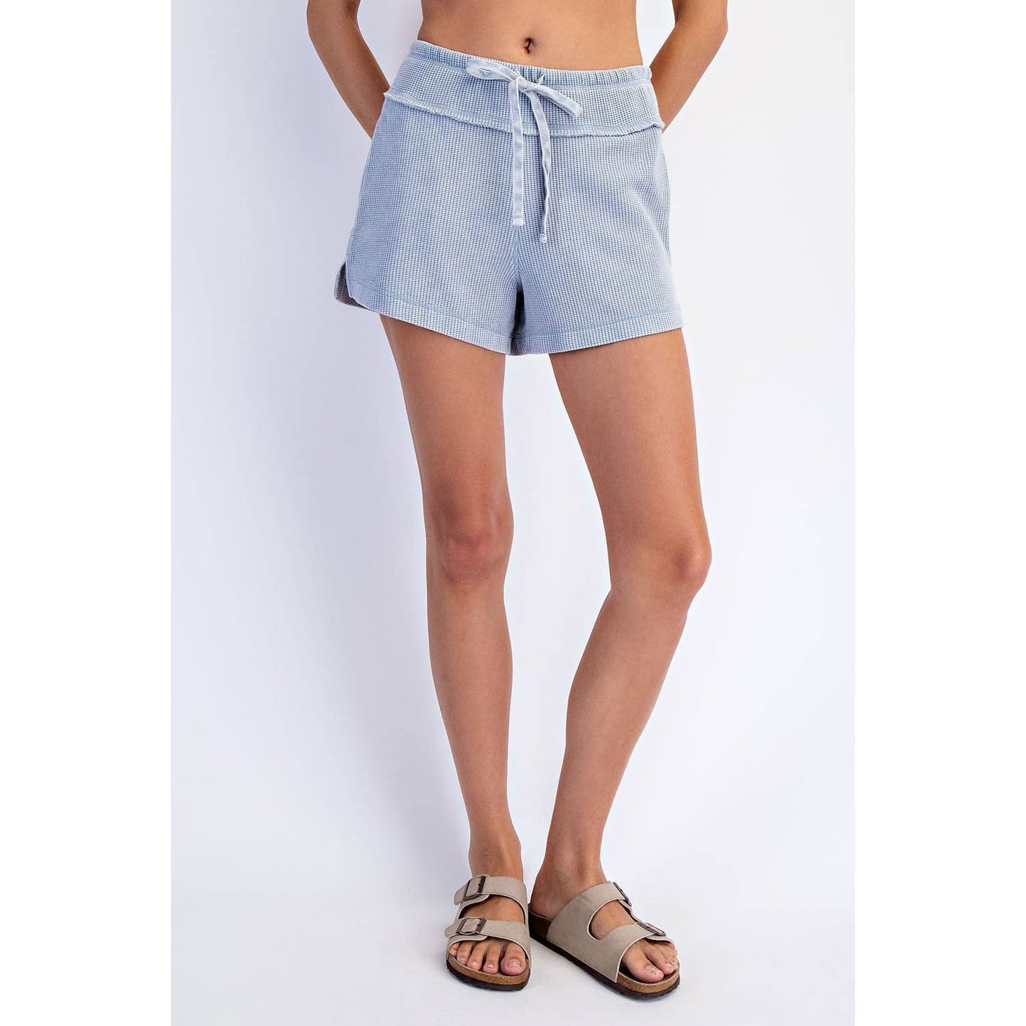 Mineral Wash Honeycomb Shorts