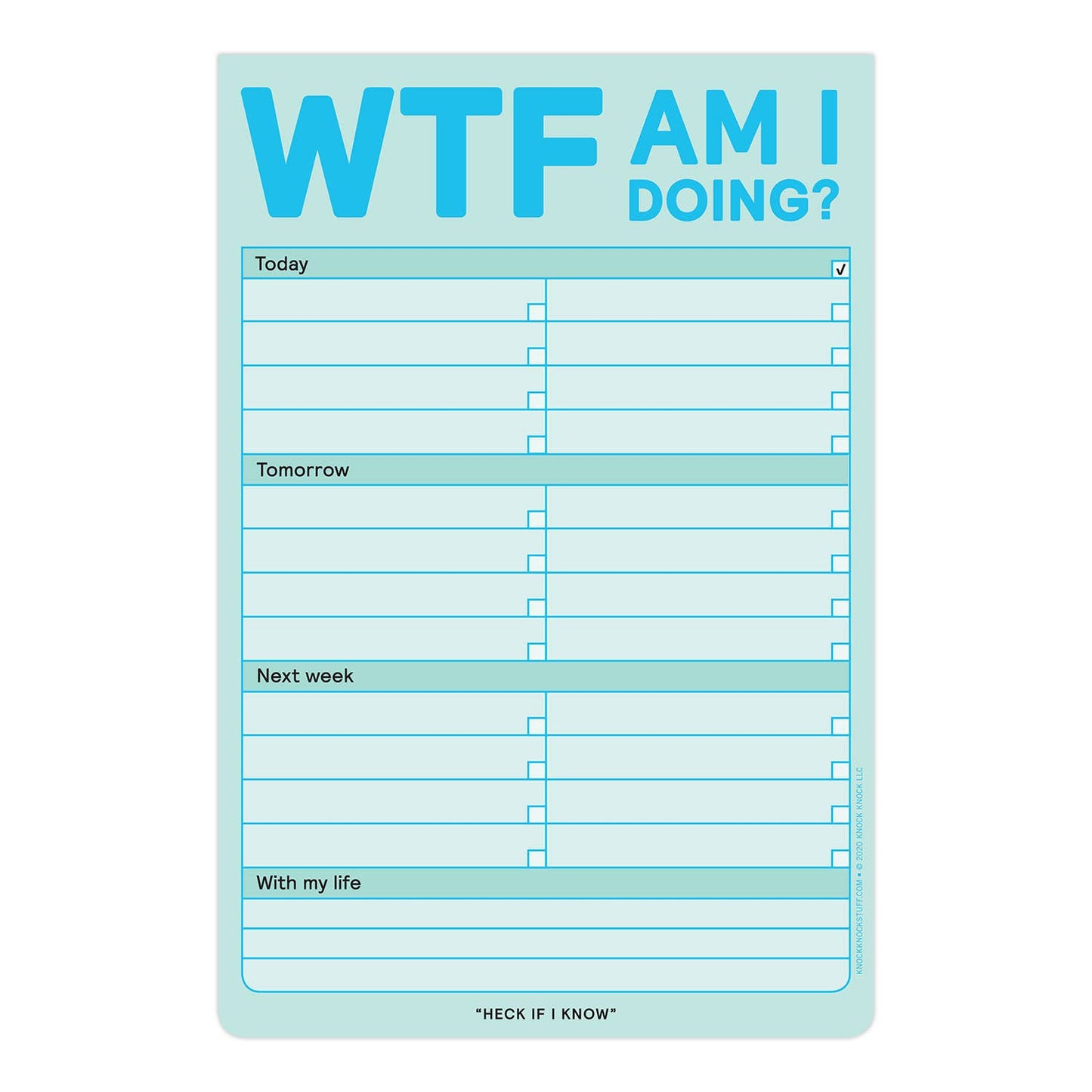 WTF Am I Doing? NotePad