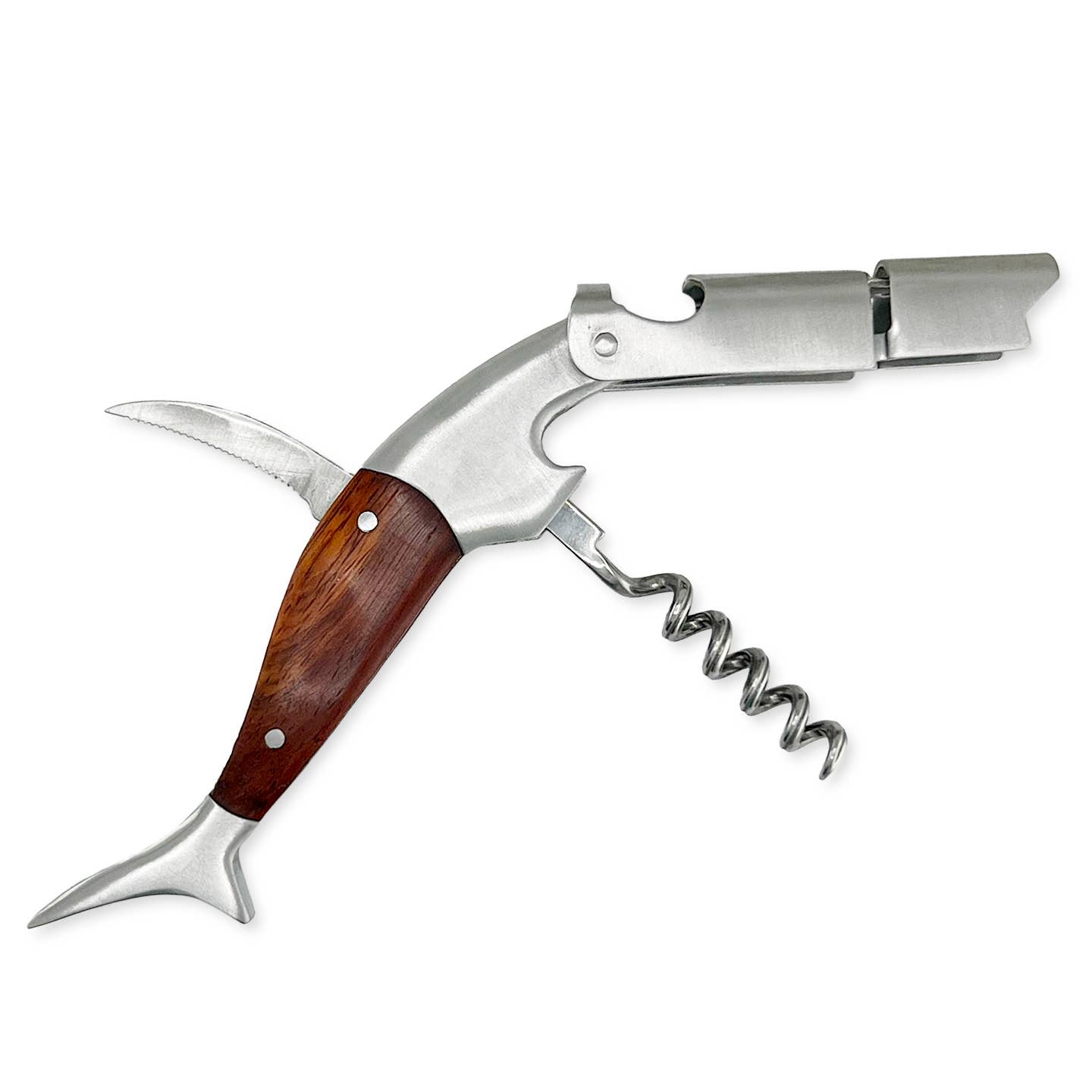 The Shark Corkscrew + Wine Key